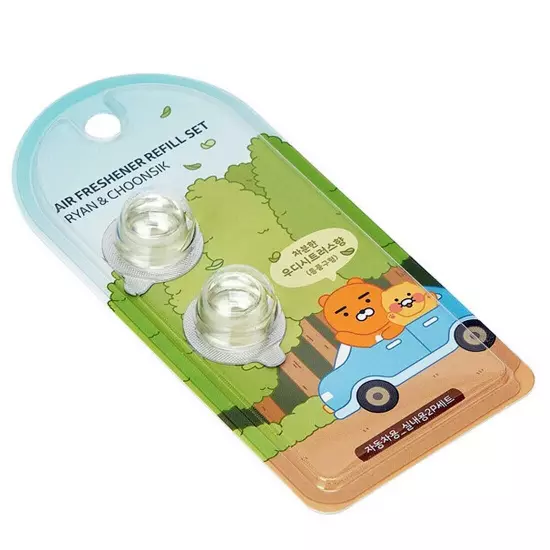 Kakao Friends Car Air Freshener Replacement Woody Citrus Refill Set Ryan Choonsi