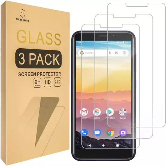 [3-Pack] Designed for Cricket Debut Smart [Tempered Glass] [Japan Glass with 9H