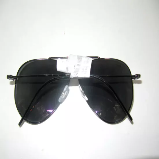 Ray Ban RBR0101S 002 GS Black Aviator Reverse Unisex Sunglasses NWT $203