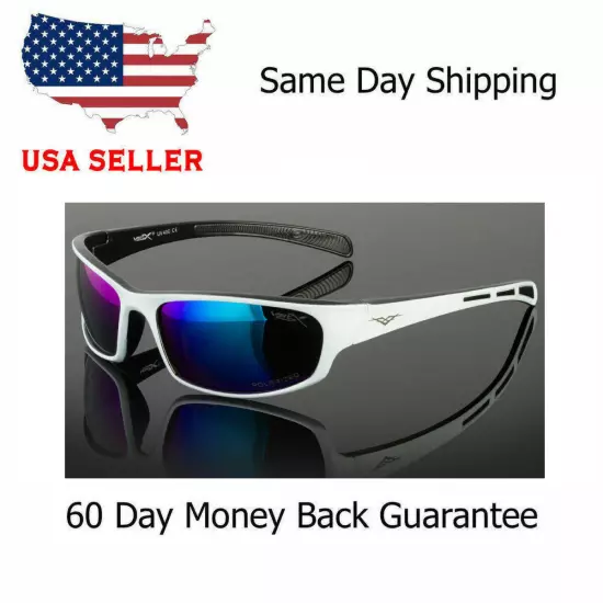 Polarized Mens Wrap Around Fashion Sunglasses Fishing Golf Running Sport Glasses