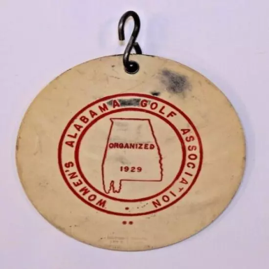 VTG Woman's Alabama Golf Assn Championship 1972 Collectible Tag Datono Regal AL