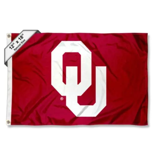 Oklahoma Sooners OU Boat and Golf Cart Flag