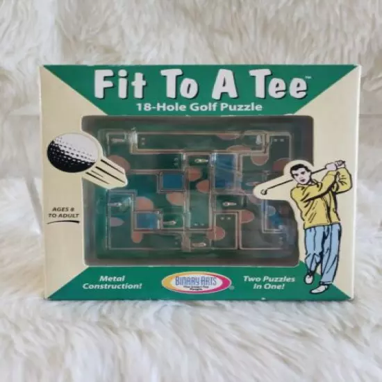 Fit To A Tee 18 Hole Golf Puzzle. Desk Conversation Piece. *Rare. 