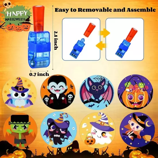 Halloween Party Favors for Kids, 40PCS LED Finger Lights Glow in The Dark... 