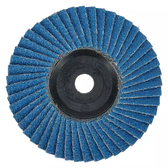 5pcs Grinding Discs Blue Flap Flat For Angle Grinder Wheels Zirconium Corundum