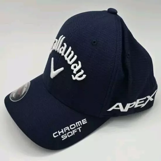 NEW Callaway Rogue St. Apex Chrome Soft Blue Performance Golf Hat Size S-M