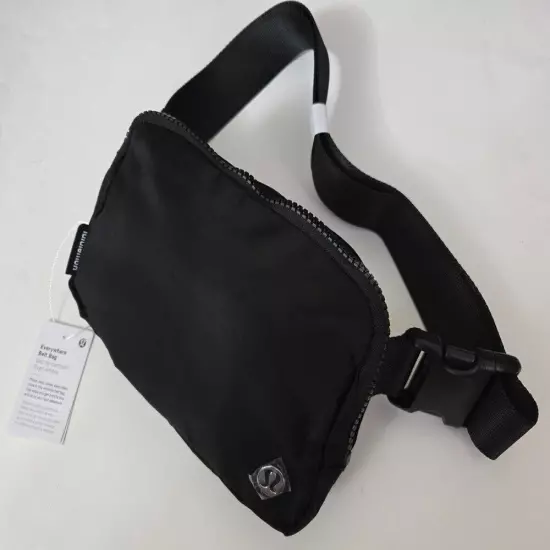 Lululemon Black / Silver Everywhere Belt Bag 1L NWT Brand New