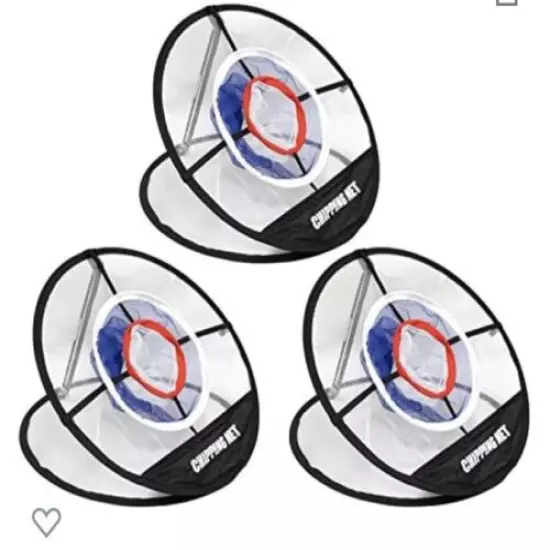 ☆NEW☆ Golf Chipping Practice Net Target System 3 Pcs Sizes with Carrying Case 