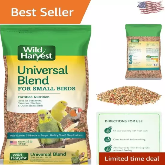 Nutrient-Rich Universal Blend for Small Birds - Premium Seeds & Vegetables