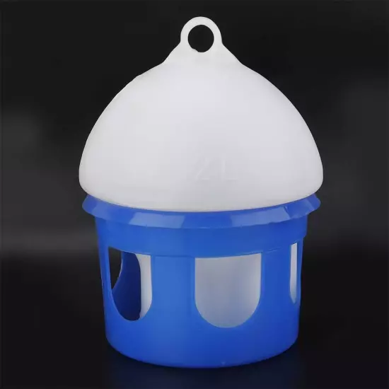 Pigeon Feeder, 2L/4L/6.5L Large Capacity Pigeon Waterer Automatic Bird Pigeon Fe