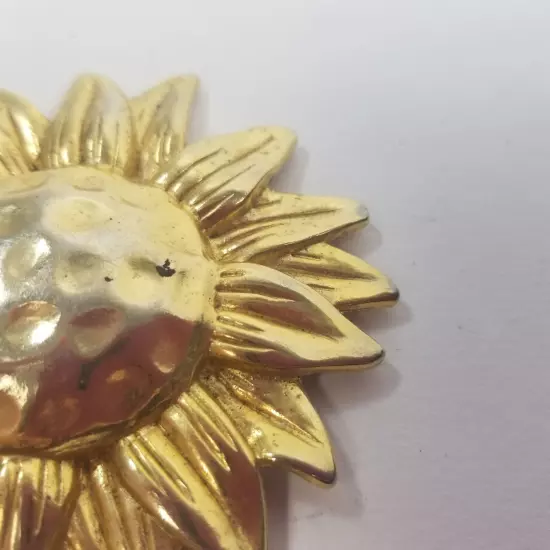 Amazing Sunflower Bolo Tie or Womens Belt Buckle Attachment