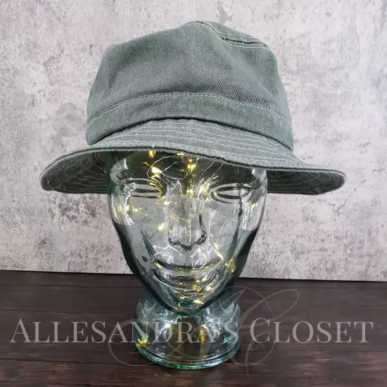 Tommy Bahama Hat Bucket Hat Large Extra Large Olive Green Packable Logo Outdoor!