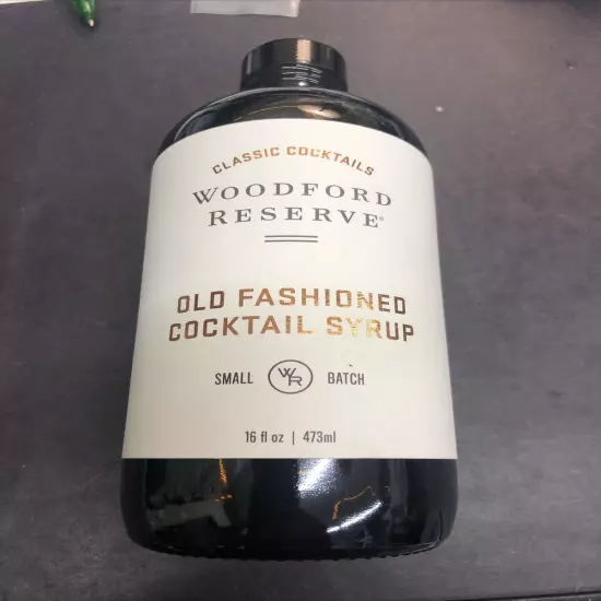 Woodford Reserve Old Fashioned cocktail Syrup 16 Oz 16oz 473ml CM