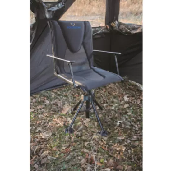 Outdoor Hunting Sports Blind Swivel Foldable Seat Portable Chair with Armrests 