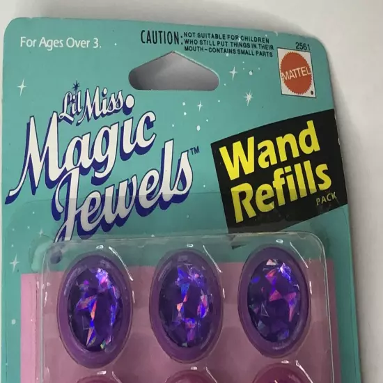 Vintage NOS 1992 Mattel Lil Miss Magic Jewels Wand Refills Sealed