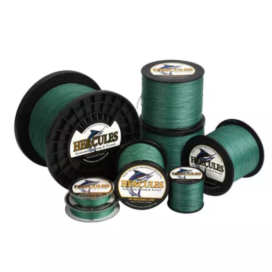 HERCULES 10-300lb Strong 8 Strands Weave PE Braided Fishing Line 1000M Saltwater