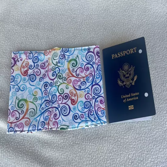 PASSPORT HOLDER 100% Cotton Made In USA