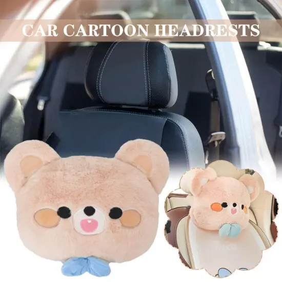 Cartoon Cute Car Neck Pillow Headrest Neck Rest SupportCushion Pillows M8S6