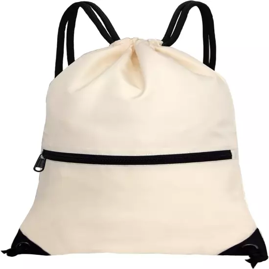 Drawstring Backpack Bag Sport Gym Sackpack