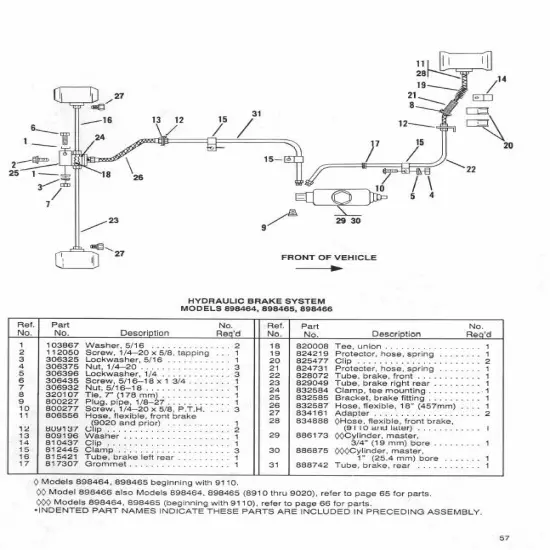 Cushman Body, Brakes, Chassis Parts Manual for Haulster 832971 - Digital Format