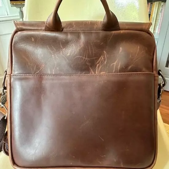 Nutsac Jones Satchel Briefcase, all leather