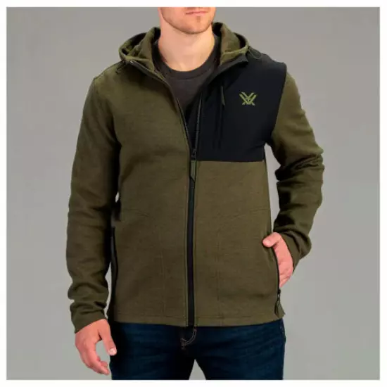 VORTEX Men's Horizon Seeker Forest Heather Hoodie (221-35-FOH)