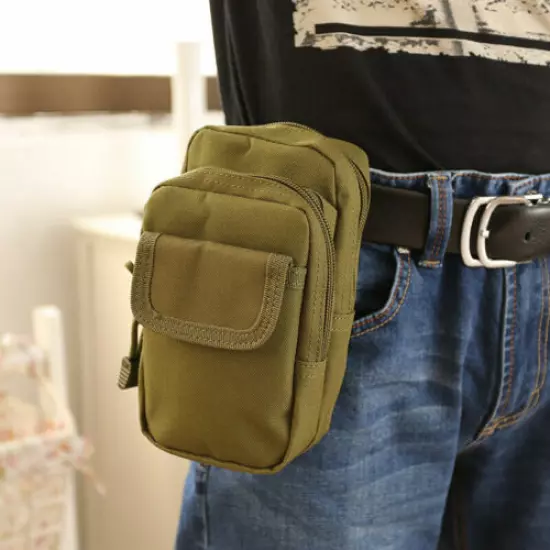 3 Types Tactical Waist Bags Fanny Molle Pouches Sundries Bag Carry Mobiles Knife