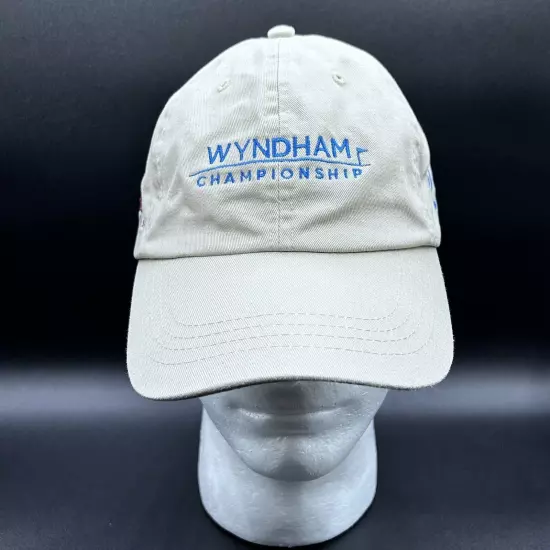 Wyndham Championship 2011 Golf Hat Tan Adult Strapback BB&T Amer. Dry Goods Used