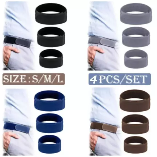 New 4Pcs Belt Bro Titan No Buckle Elastic Belt — Fits 1.5 Inch Belt Loops