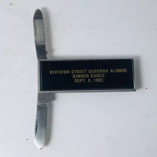 Money Clip Pocket Knife Division St. Deborah Jewish Boys Club Alum