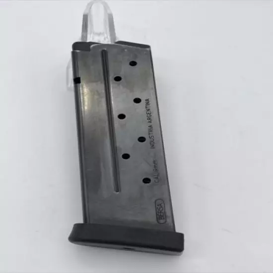 #6 BERSA BP9 CC 9mm 8 ROUND FACTORY MAGAZINE OEM PART BLUED STEEL BP9CC MAG