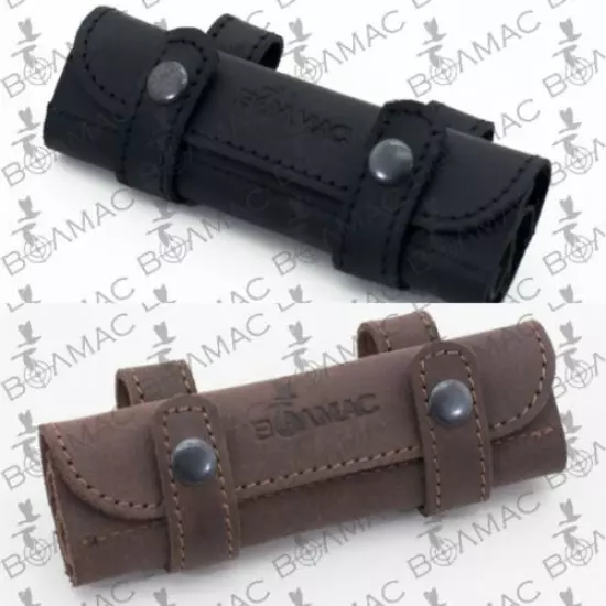 Leather Belt Holder Bullet Ammo Pouch Holds 20 Rounds 17 HMR 22 LR. US Seller !