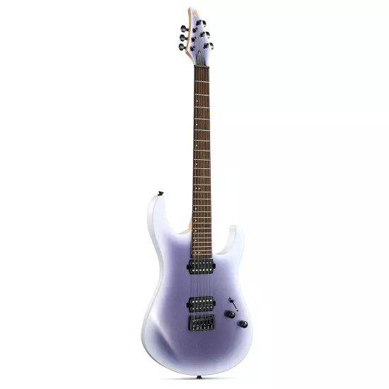 Donner DMT-100 Metal Electric Guitar With Gig Bag Purple Matte Finish H-H Pickup