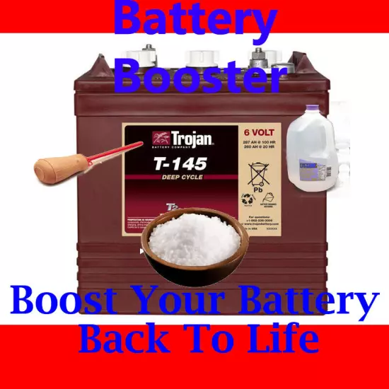 How To Fix, Repair, and REVIVE Your GOLF CART Battery - ANY Brand 6 and 8 volt