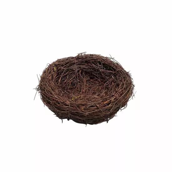 6/20CM Woven Rattan Bird's Nest Crafts Handmade Dry Natural Bird Nest for-Garden