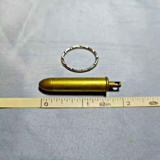 44 Mag Bullet Style Keychain Stash Cavity No cash incl for mrpotts773