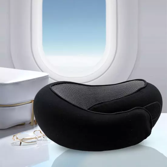 Neck Pillow Memory Foam Travel Pillow Airplane Pillow for Home Airplanes and Car