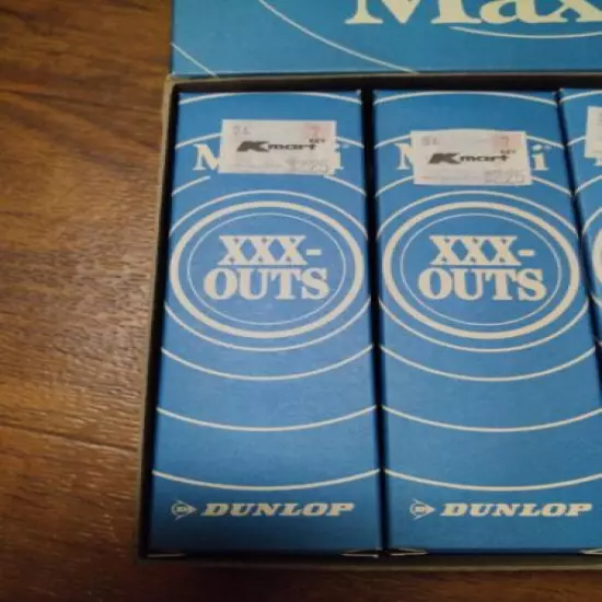 New Old Stock Vintage Dunlap XXX Outs Maxfly Golf Balls made in Japan