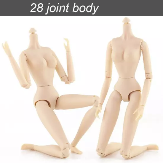 1/6 Dolls Accessories 28 Jointed Body for 11.5" Doll Movable Nude BJD Doll Body