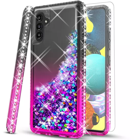 For Samsung Galaxy A14 5G A03S S20 S21 FE A54 A13 A42 A02S Case Phone + Glass