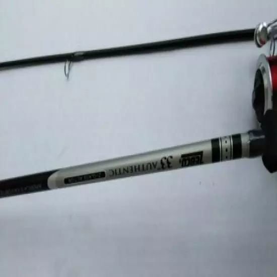 New Zebco 33sp Authentic Spinning Z-GLASS Rod Medium 6' REEL Combo 