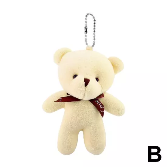 Plush Bear Cartoon Bear Keychain Cute Keyring Handbag Pendant GXM