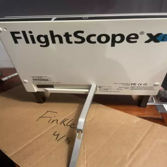 FlightScope Xi Tour Golf Launch Monitor with Carrying Case and Accessories