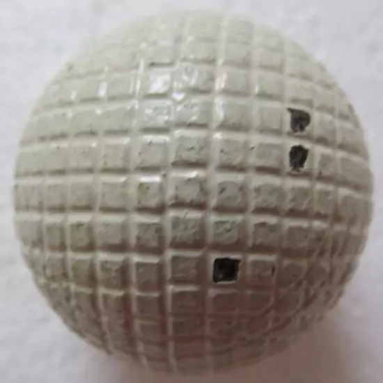 ORIGINAL VINTAGE NO NAME GUTTA PERCHA GOLF BALL-NEVER PLAYED