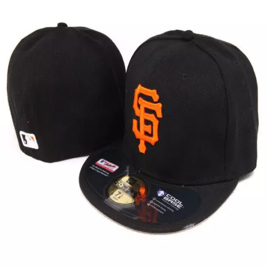 San Francisco Giants SF Fitted Hat Cap MLB Men's Casual Baseball Caps