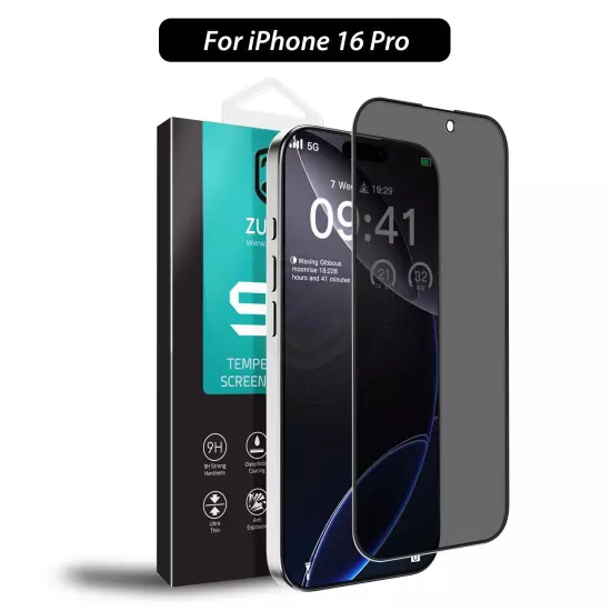 For iPhone 16 15 14 13 12 11 Pro Max XR X 8 Plus Privacy Glass Screen Protector