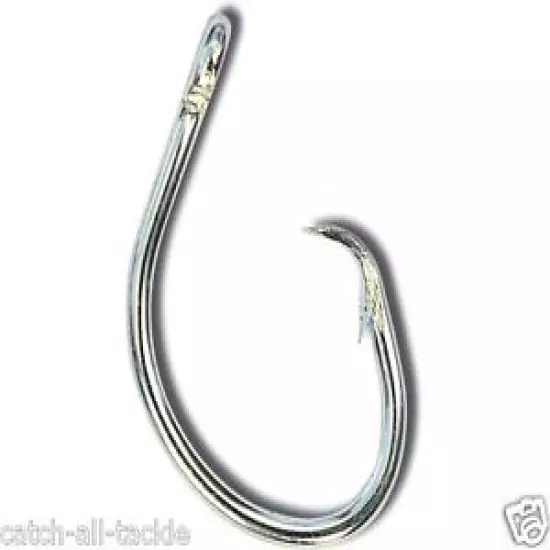 Mustad Classic 2 Extra Strong 39960 Duratin Circle Hook Pack of 100 13/0