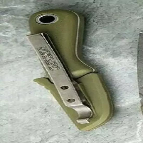 Gerber Fixed Blade Sage Knife. Large lanyard hole attach to carbiner. ONE Knife 