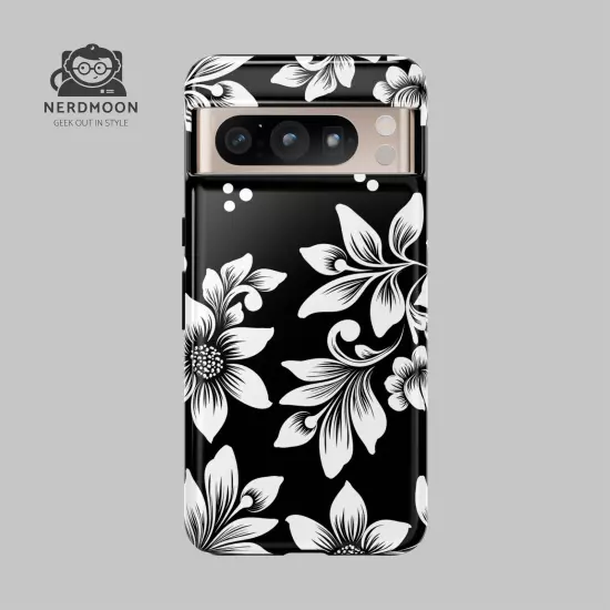 Black & White Floral Style - Tough Cases