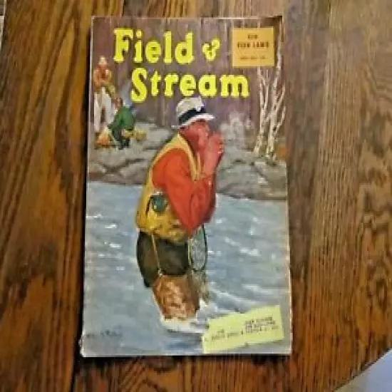 Field and Stream Magazine April 1945 Vintage Issue- Free Shipping!